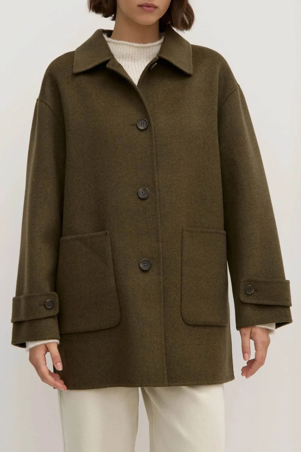 Double Sided Wool Short Jacket