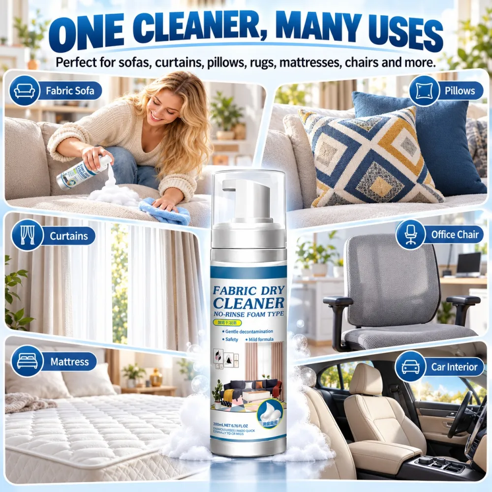 Furniture dry cleaning detergent