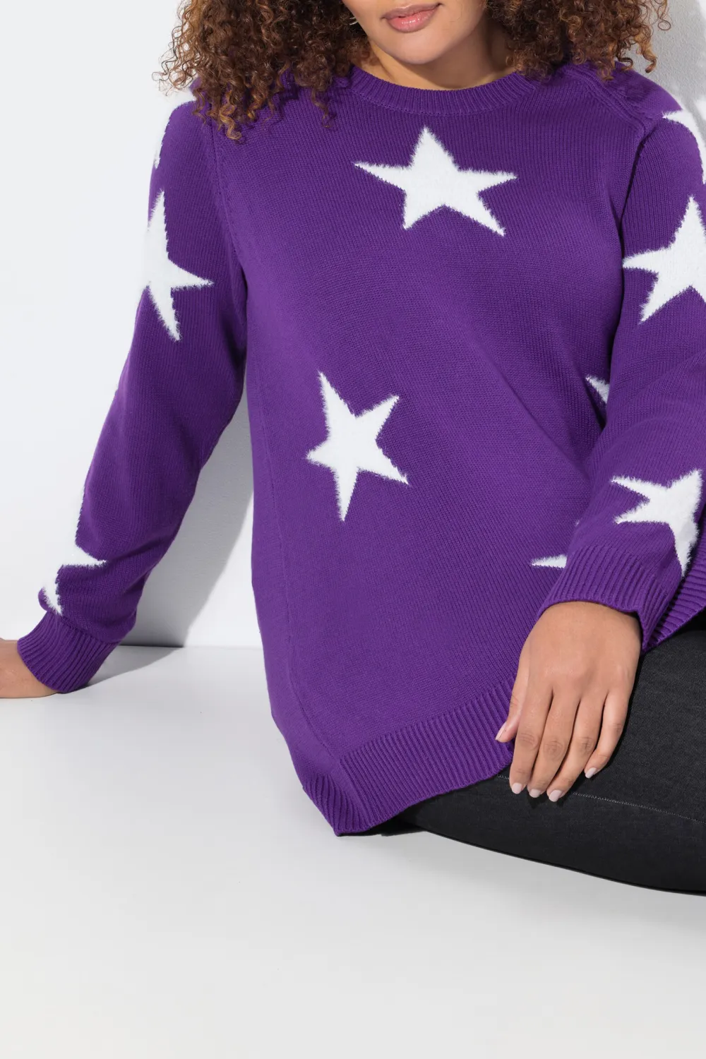 Pentagram Contrasting Sweater
