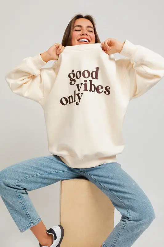 Good Vibes Only Crewneck