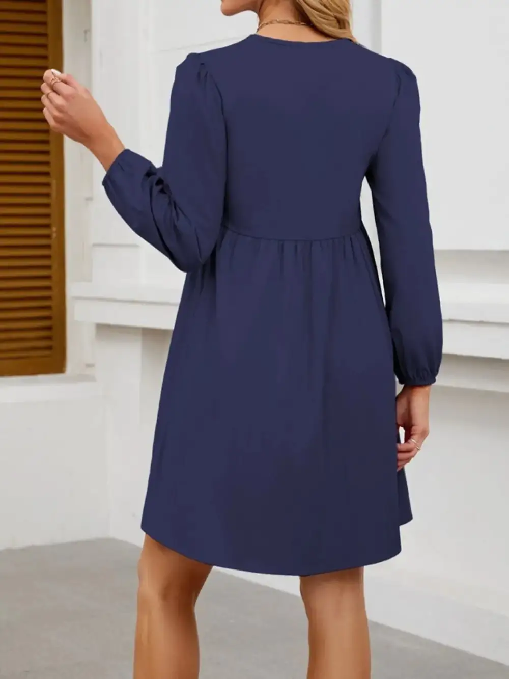 Easy Tie Detail Mini Dress