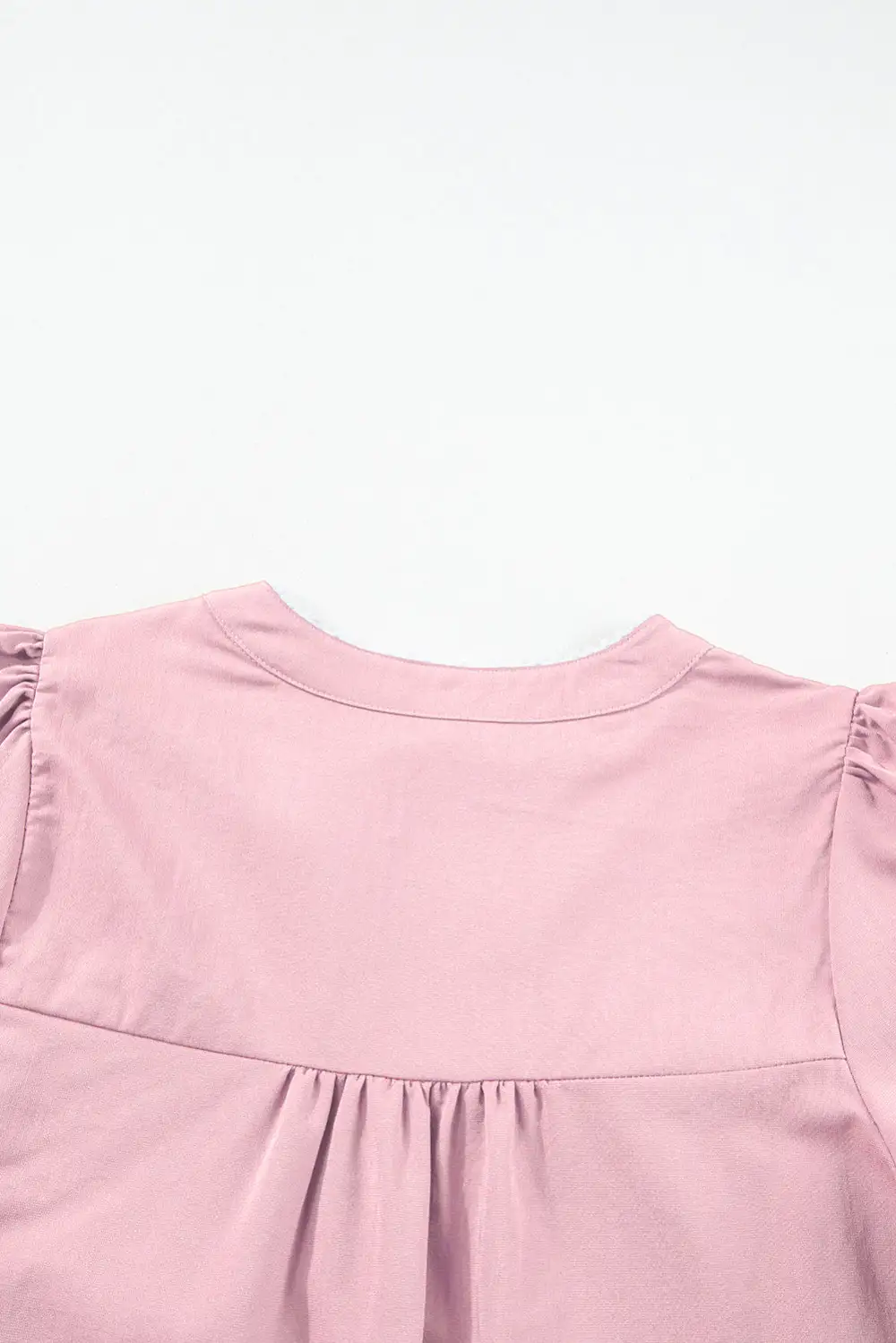 Softly Styled Floral Embroidered Puff Sleeve Blouse