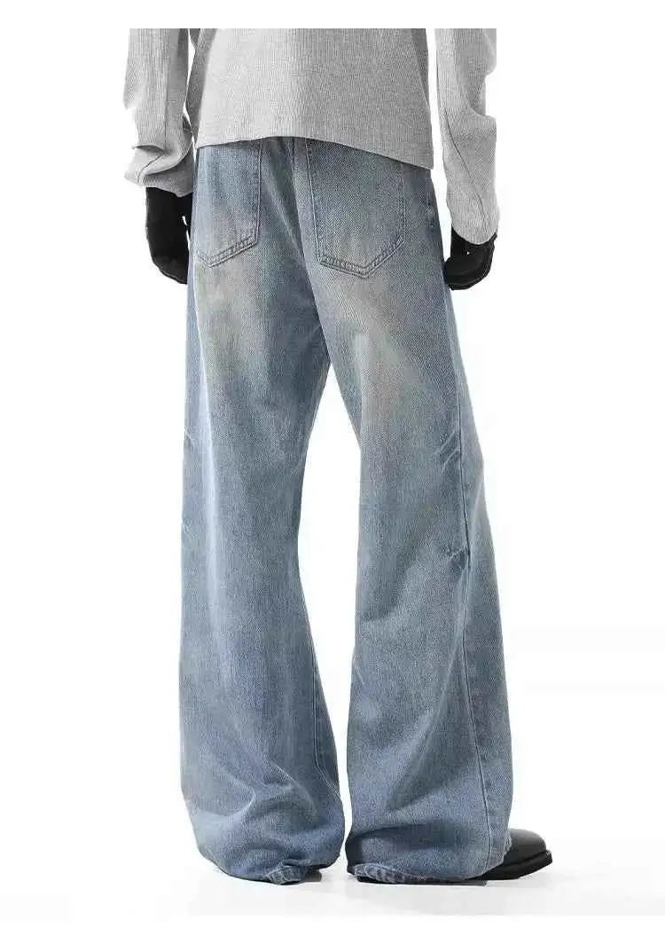 Laid Back Washed Wide Leg Jeans