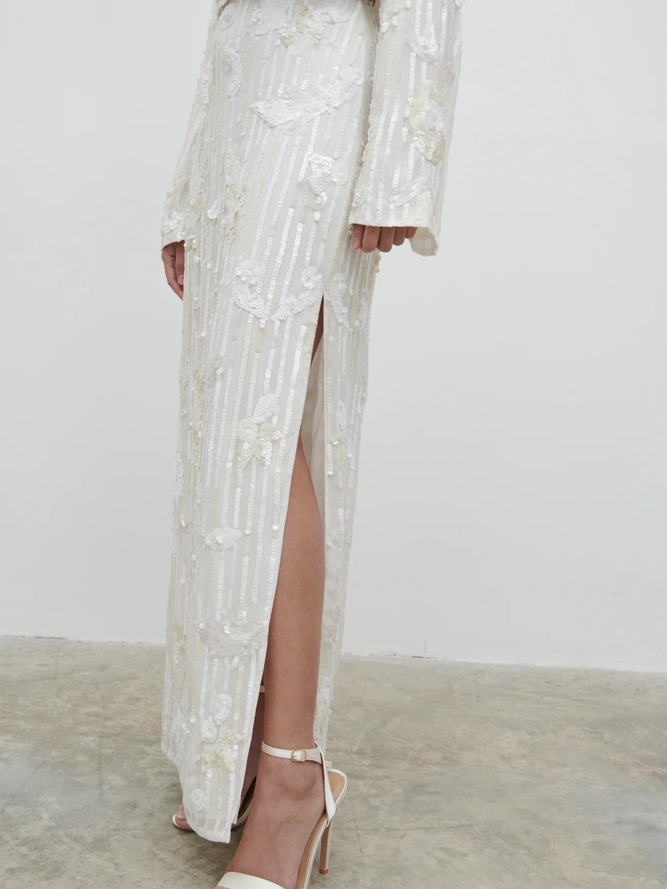 Sequin Maxi Skirt