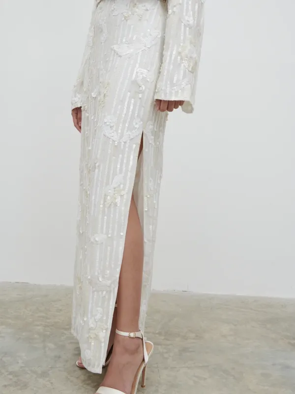 Sequin Maxi Skirt