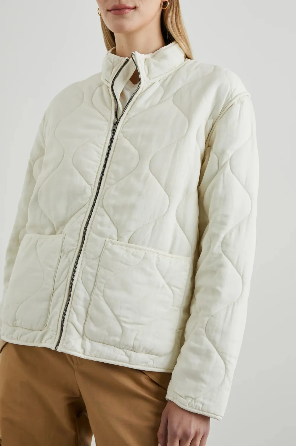Zippered Large Pocket Warm Women's Jacket