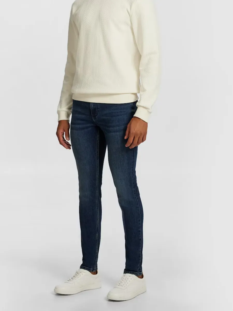 Dark Wash Casual Style Jean