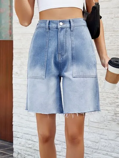 Clean Front Clean Pocket Detail Shorts