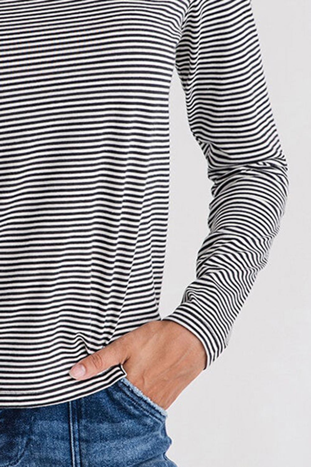 Z Supply Sailor Stripe LS Top - black