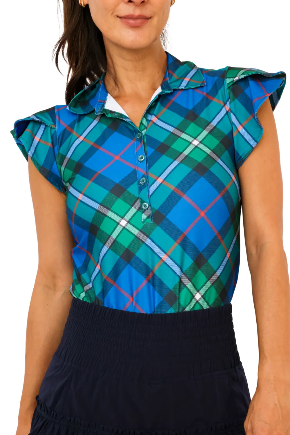 Collar Collared Plaid Shirt