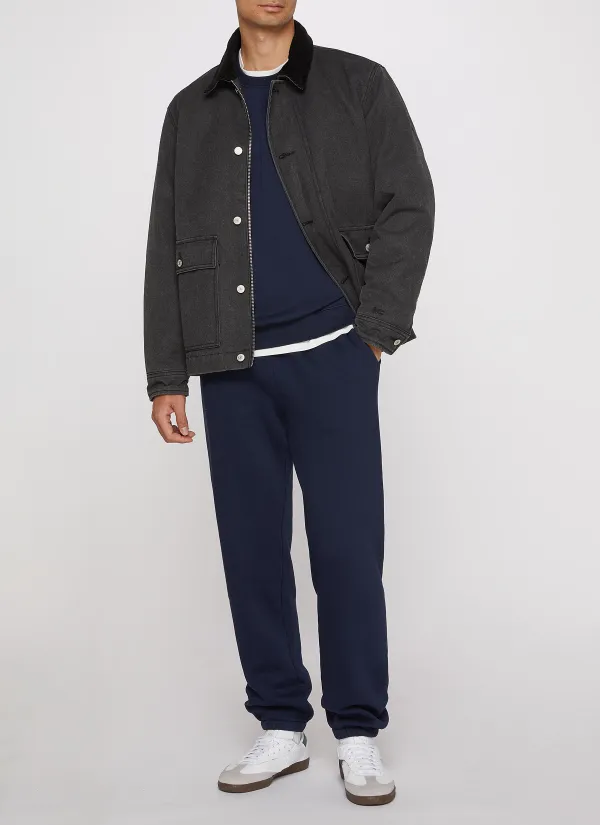 Casual Daily Soft Loose Comfortable Dark Blue Pants