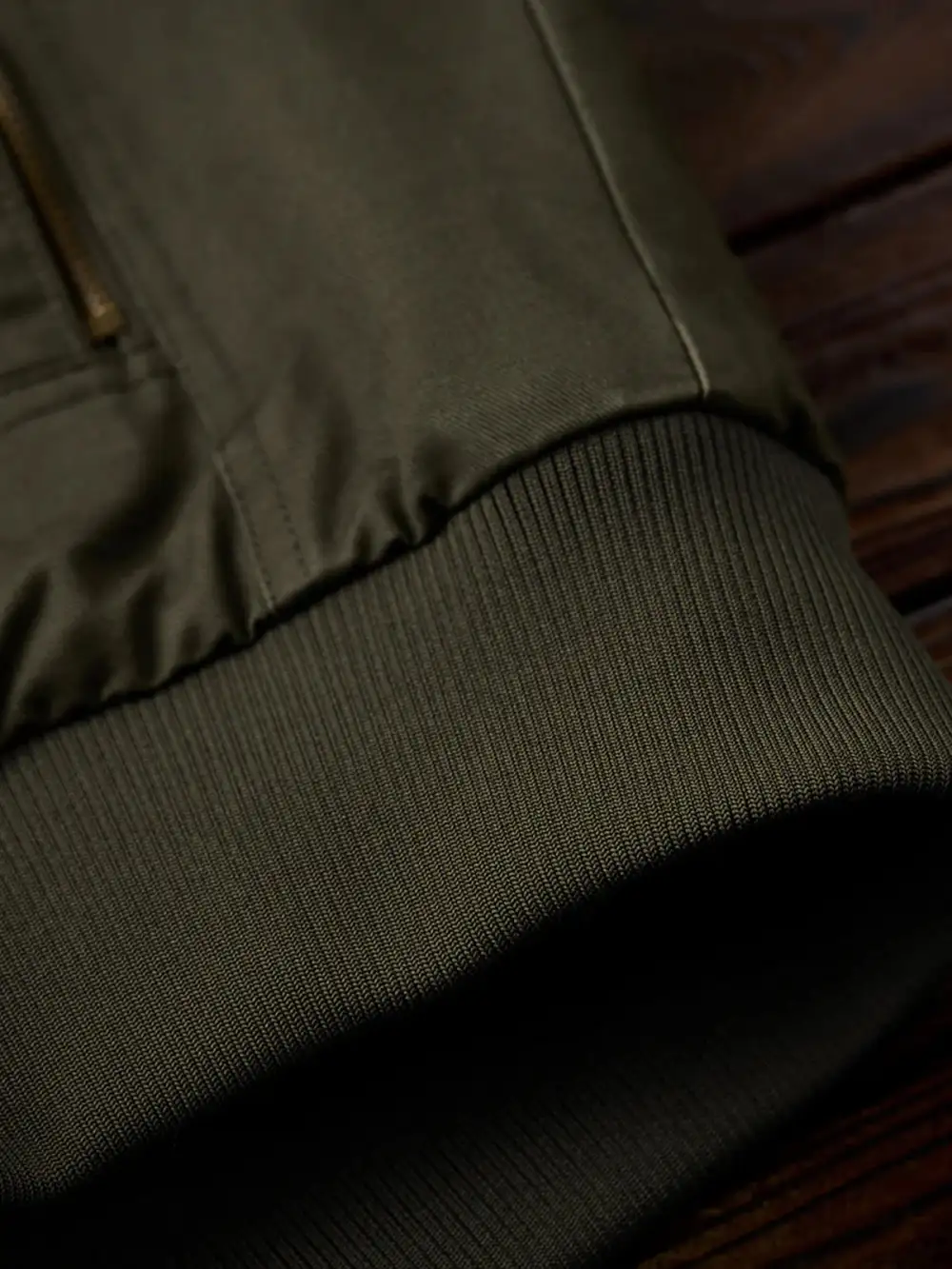 Men'S Fleece Lined Zip Front Bomber Jacket
