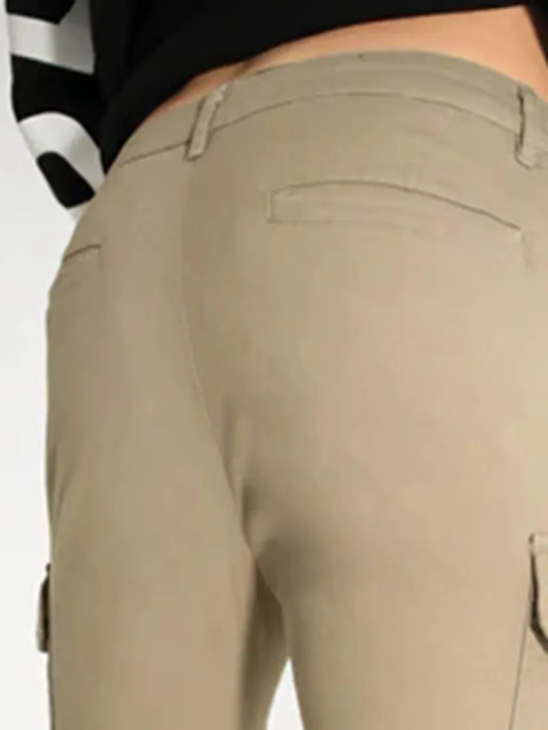 Men's Khaki Stretch Twill Pants