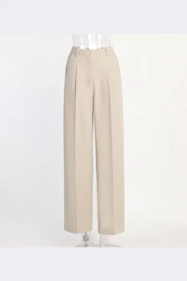 Tailored Straight Leg Pants