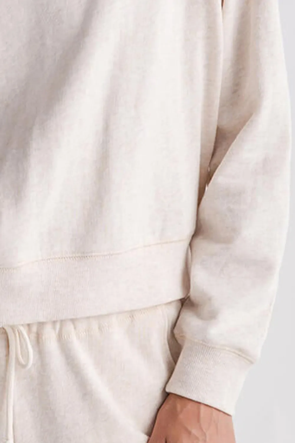 Z Supply Saldana French Terry Sweatshirt - classic heather grey
