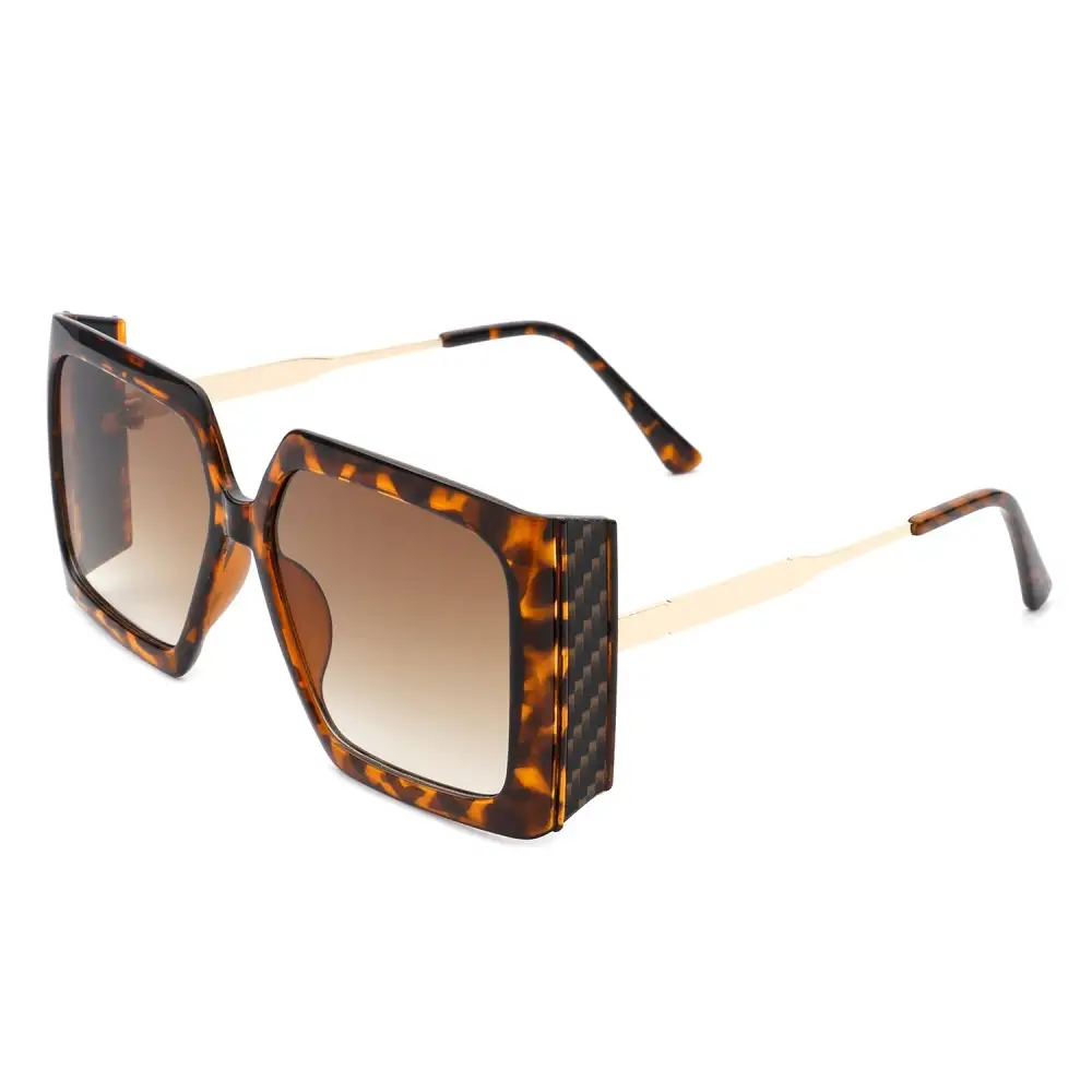 Knotted Square Frame Sunglasses