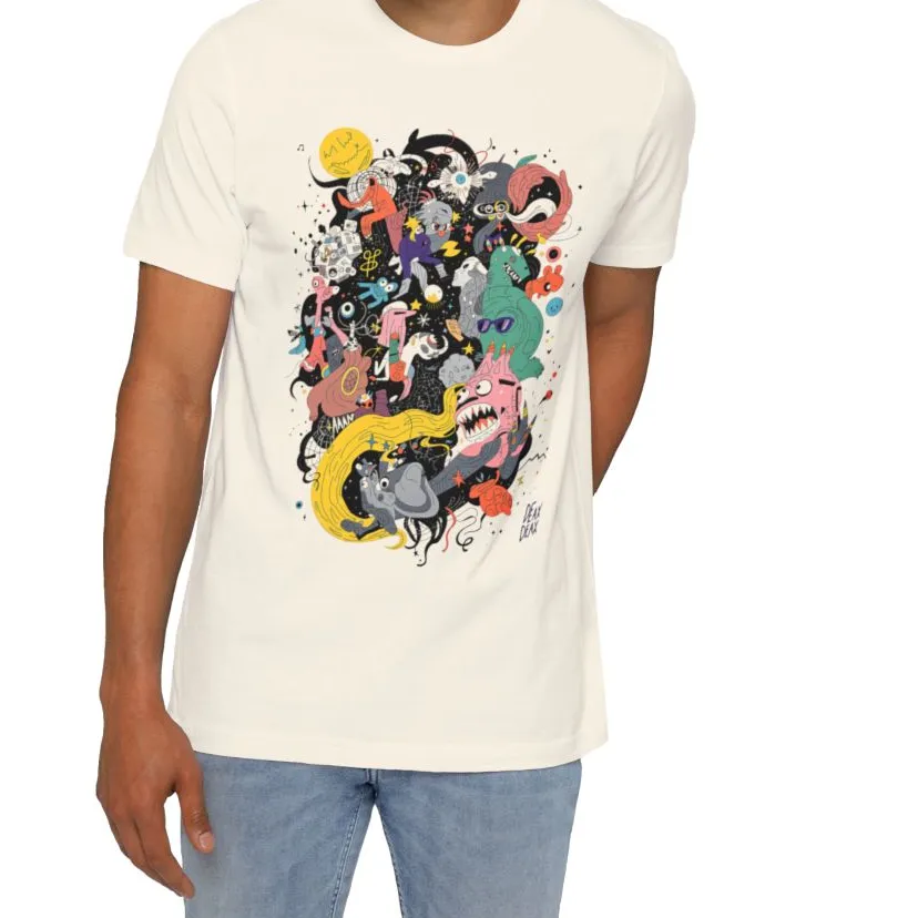 Abstract Artwork Graphic T-Shirt