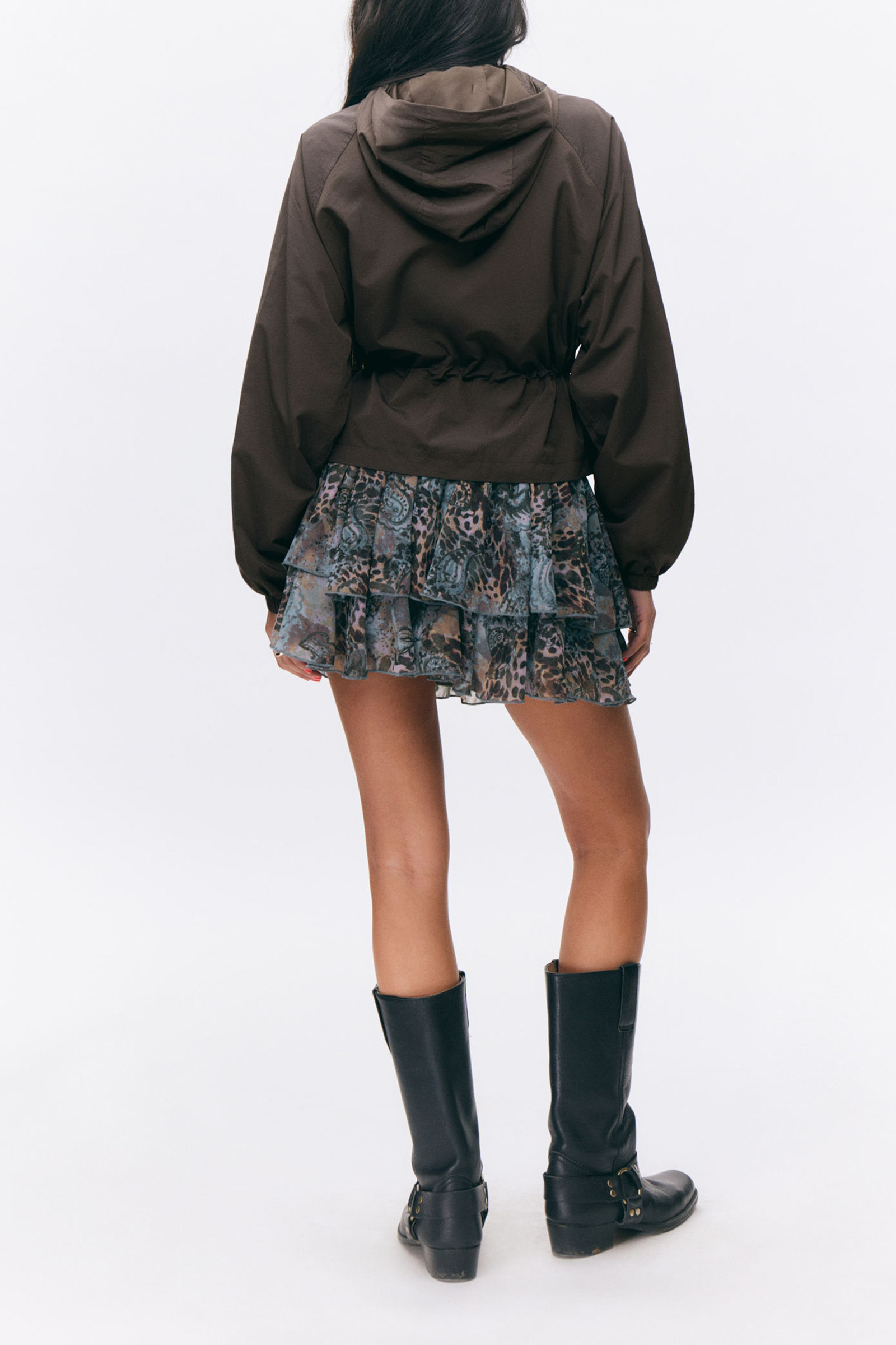 Zip Up Hooded Jacket