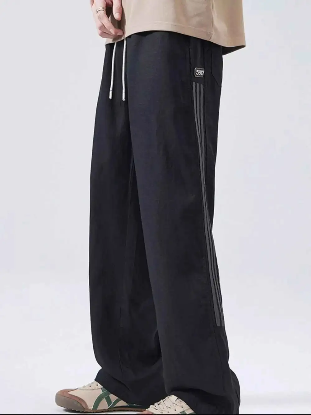 Clean Look Drawstring Wide Leg Pants