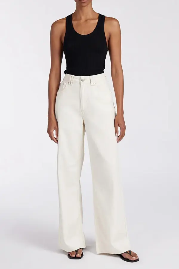 2 CREAM SLOUCHY JEAN