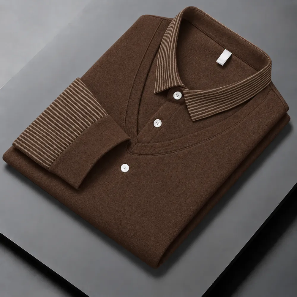 Men's velvet shirt