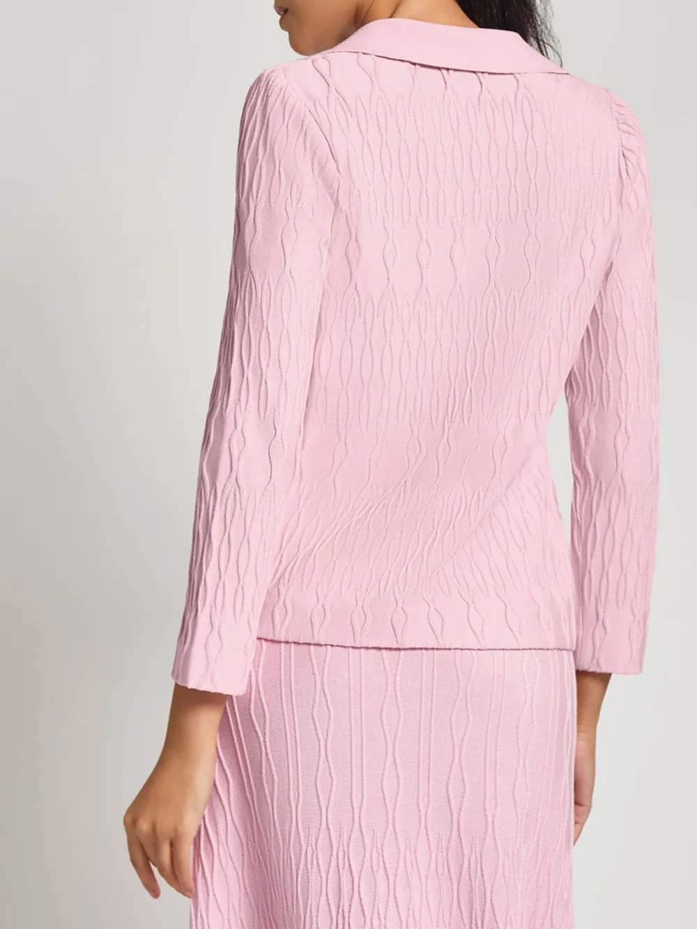 V-Neck Geometric Pattern Tunic