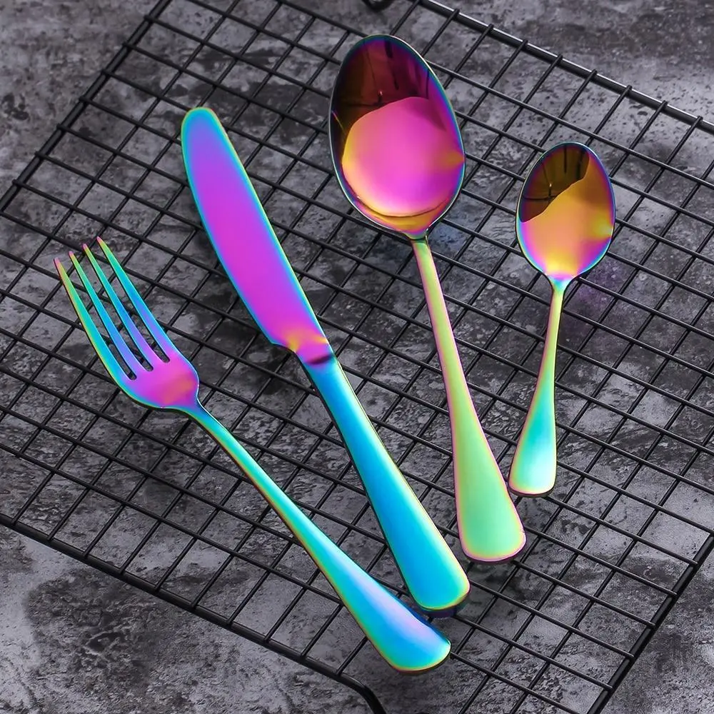 (Store Closing Sale) Irised Flatware