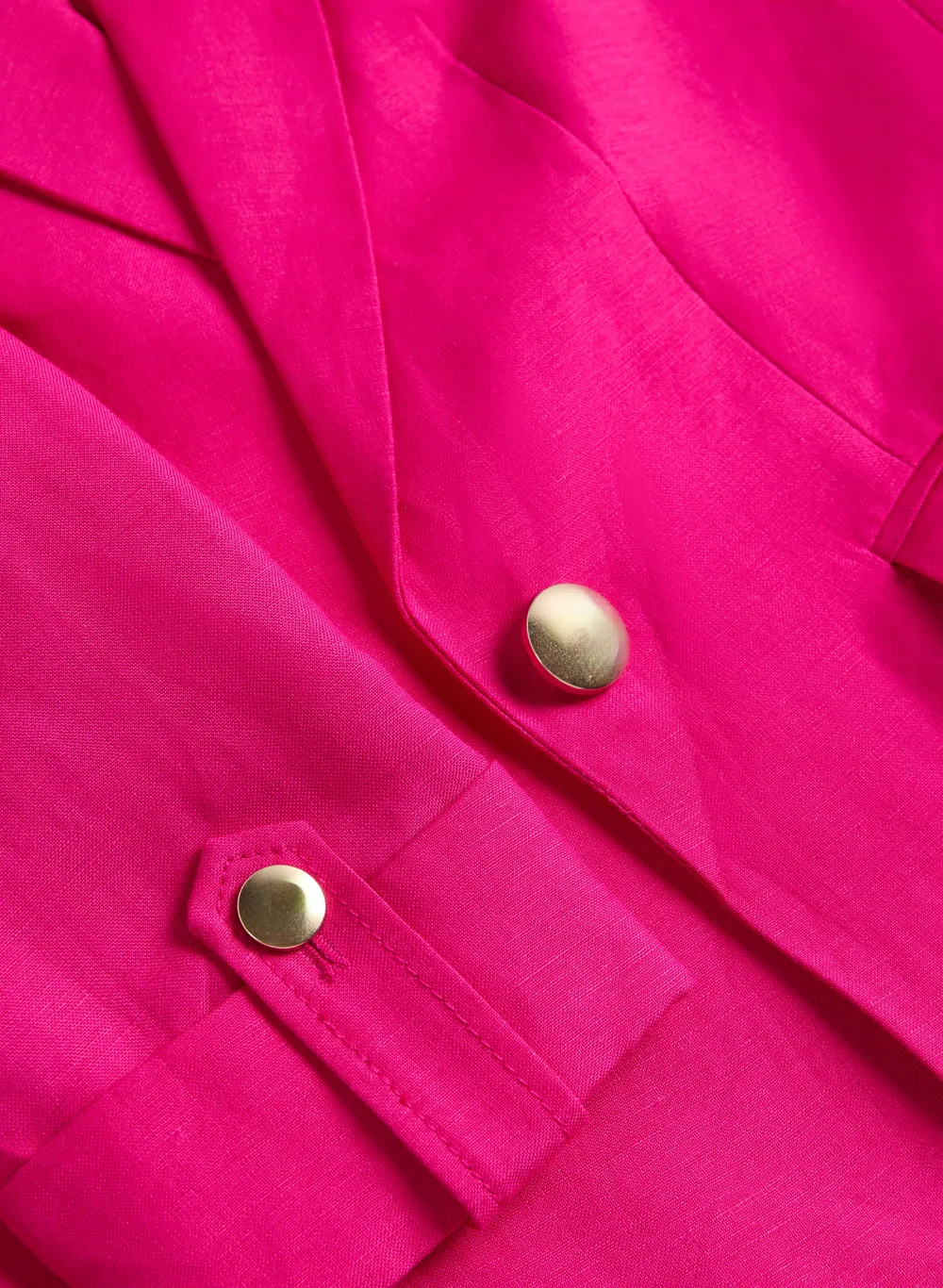 Ivory Linen Blend Blazer