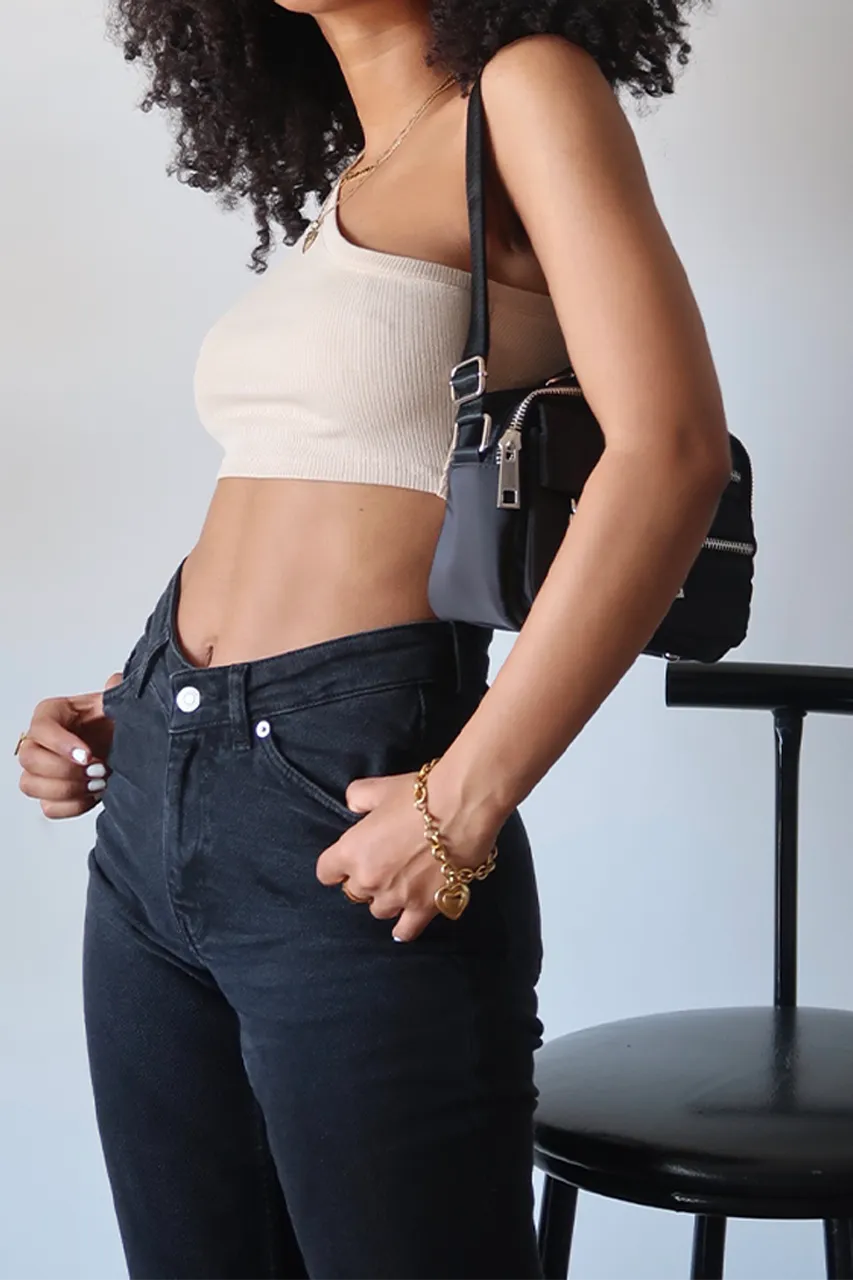 Fashionable Sexy Slant Collar Popular Top