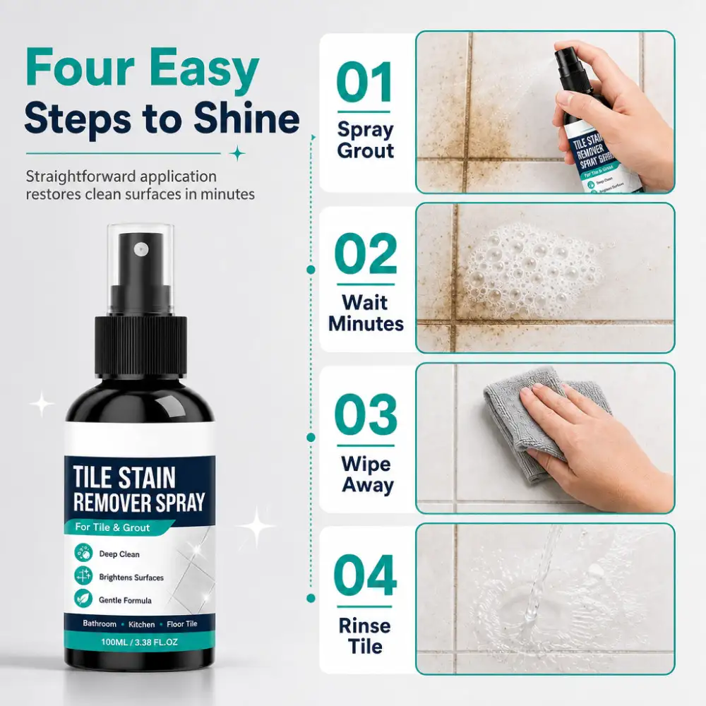 Ceramic tile cleaning agent