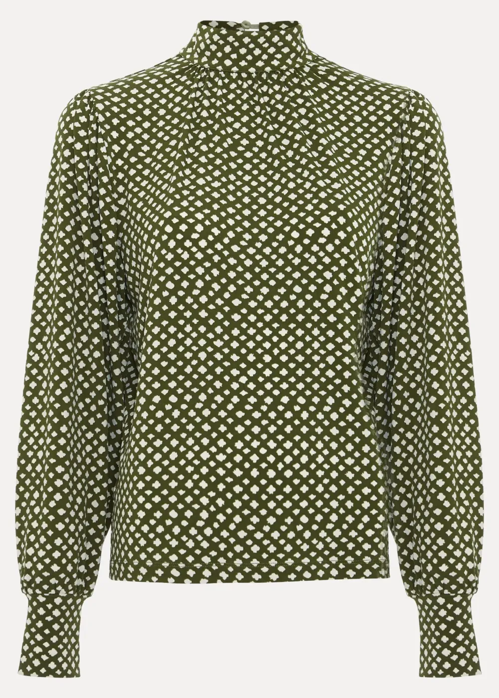 All-Match Casual Abstract Art Turtleneck Top