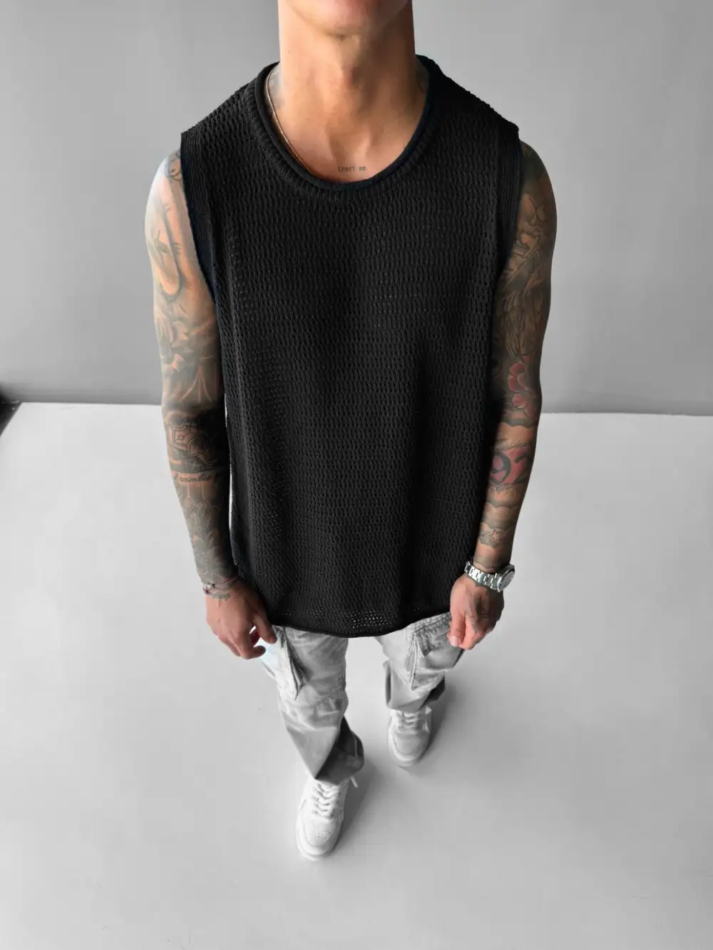 Relaxed Textured Tank Top