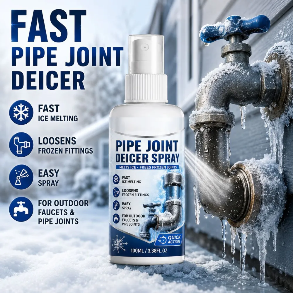 Fast-Acting Ice Melting Agent for Outdoor Faucets