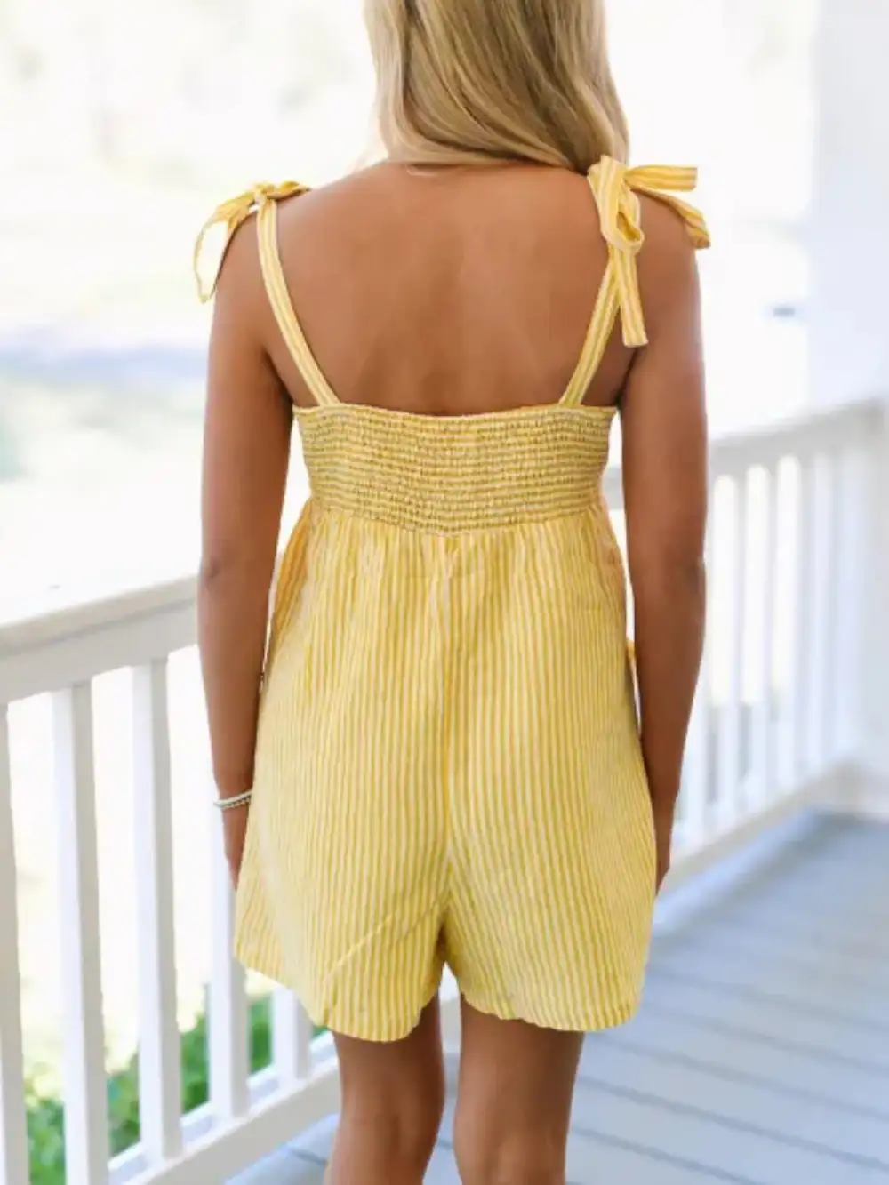 Everyday Striped Jumpsuit Romper