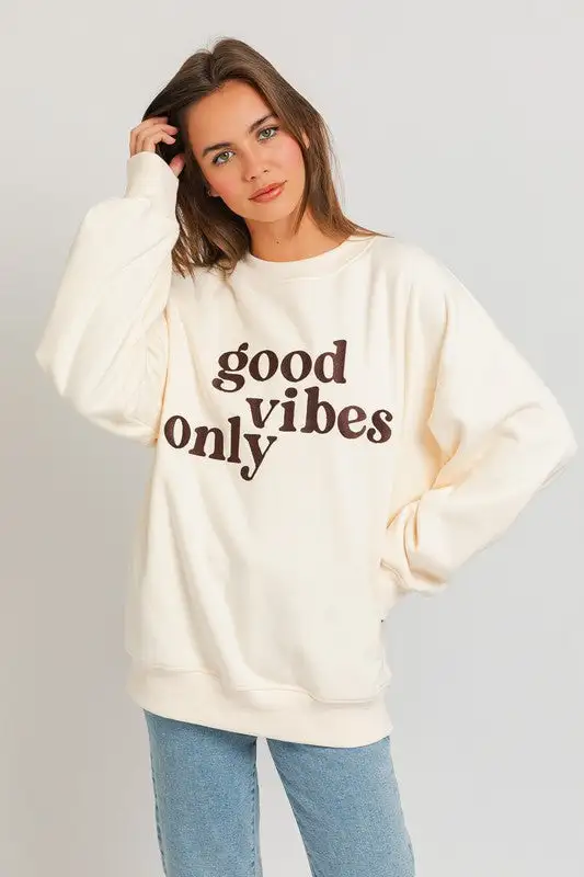 Good Vibes Only Crewneck