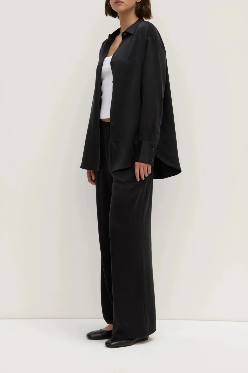 Oversized Silk Shirt