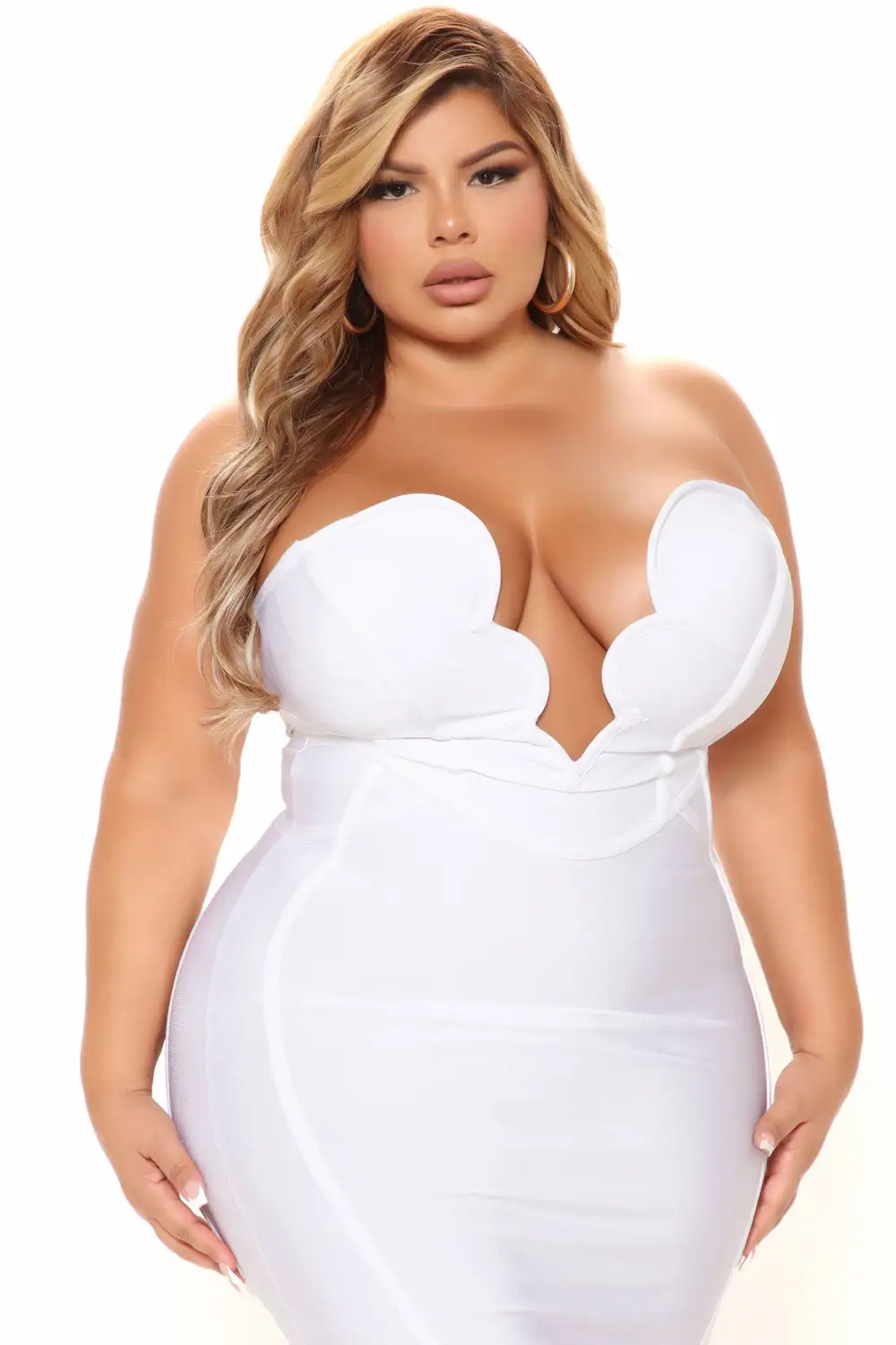 Night Life Bandage Mini Dress - White
