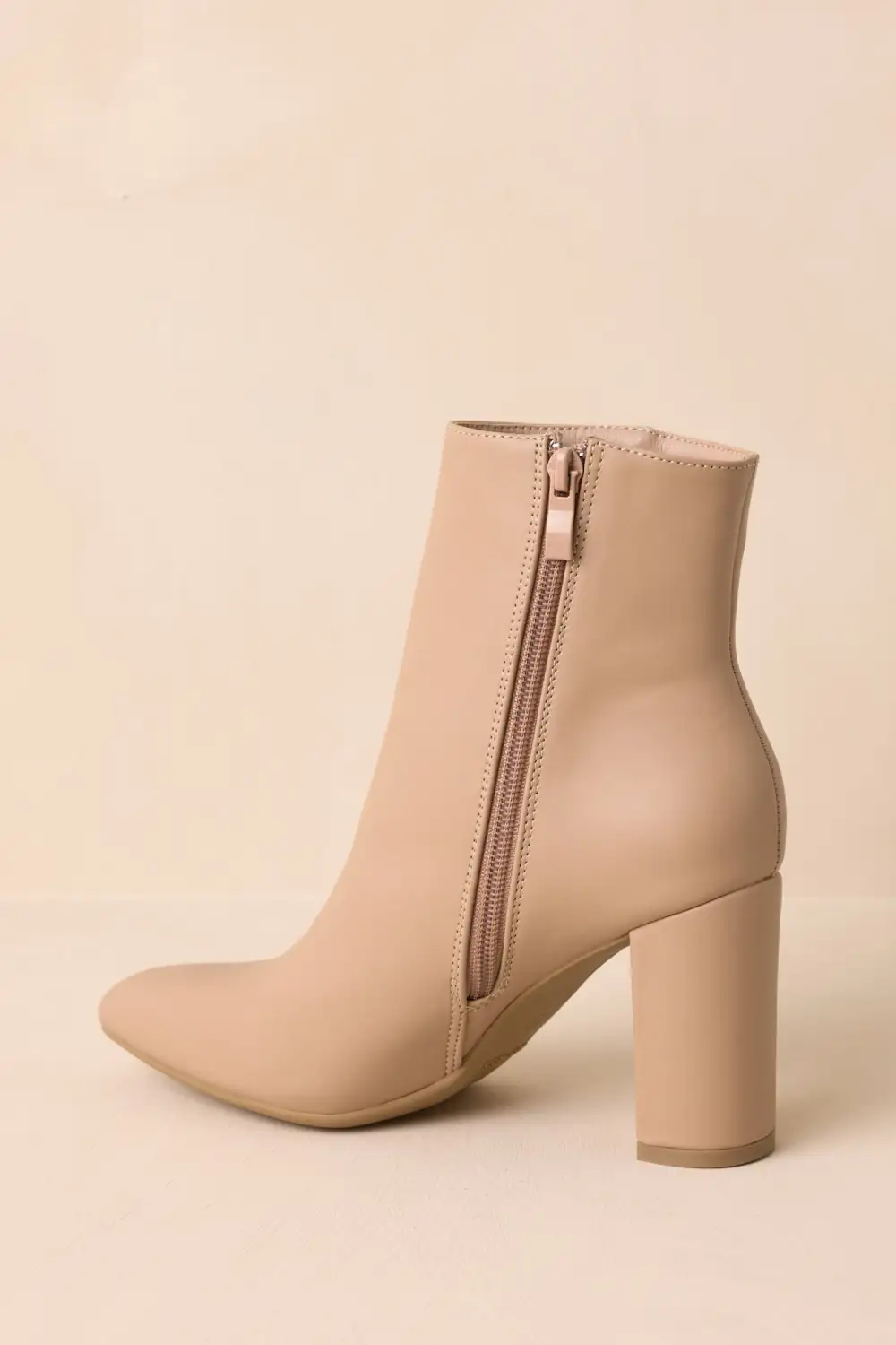 Easygoing Faux Leather Leather Boots