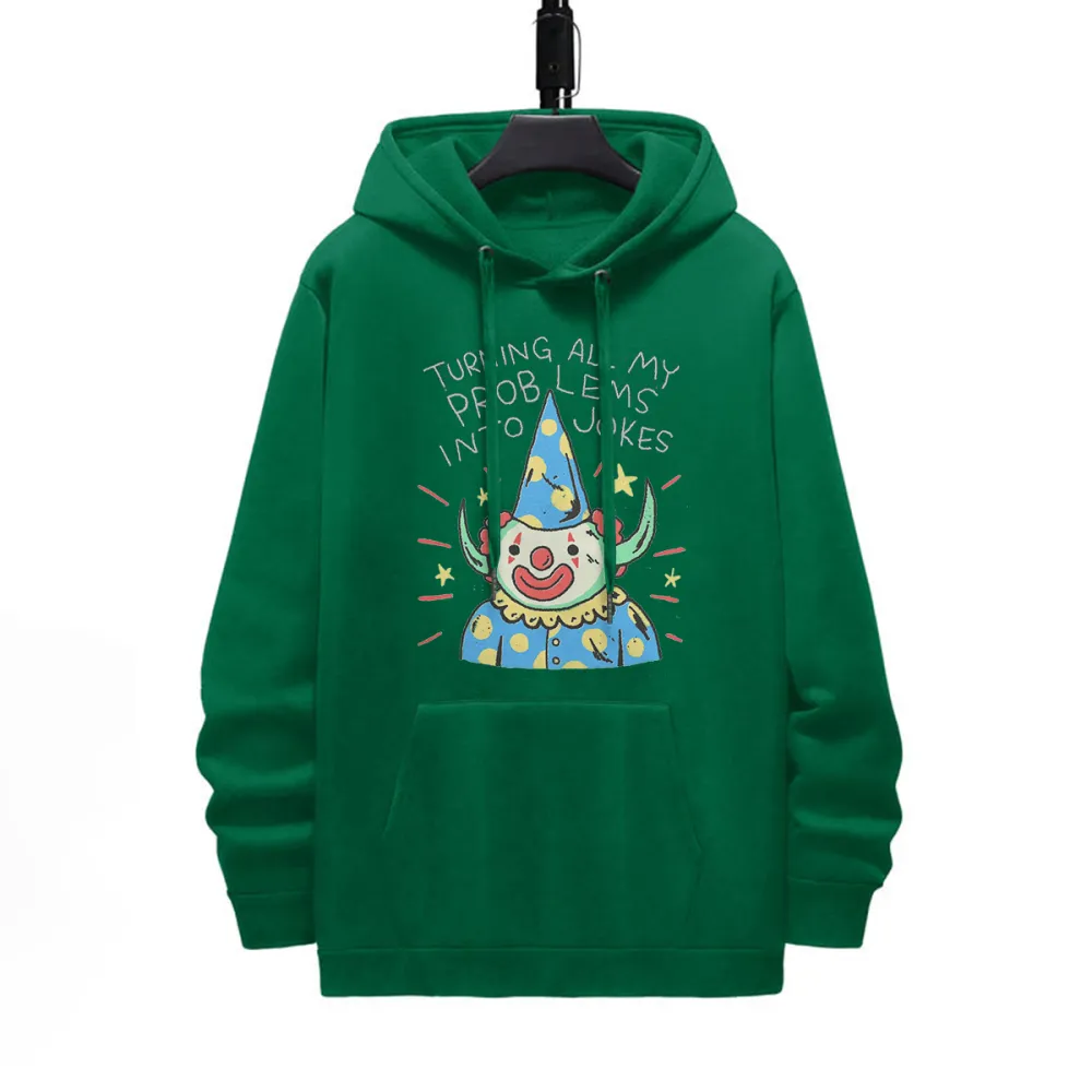 Jokes Pattern Printed Hoodie