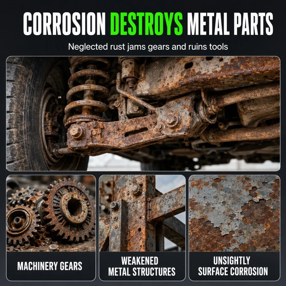 3 in 1 Rust Remover and Phosphating Agent for Metal Parts