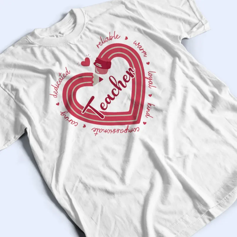 Personalized Heart-shaped Name T-shirt