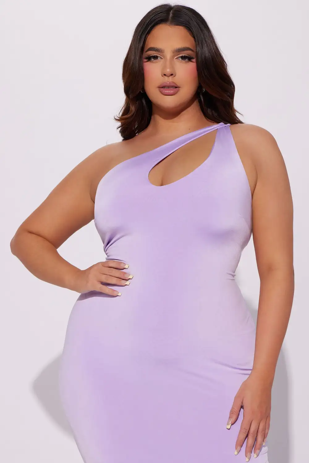 First And Last Midi Dress - Lilac