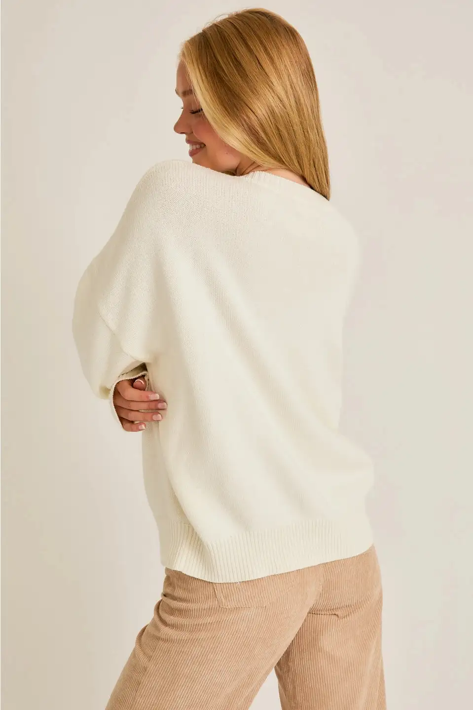 Teddy Print Sweater