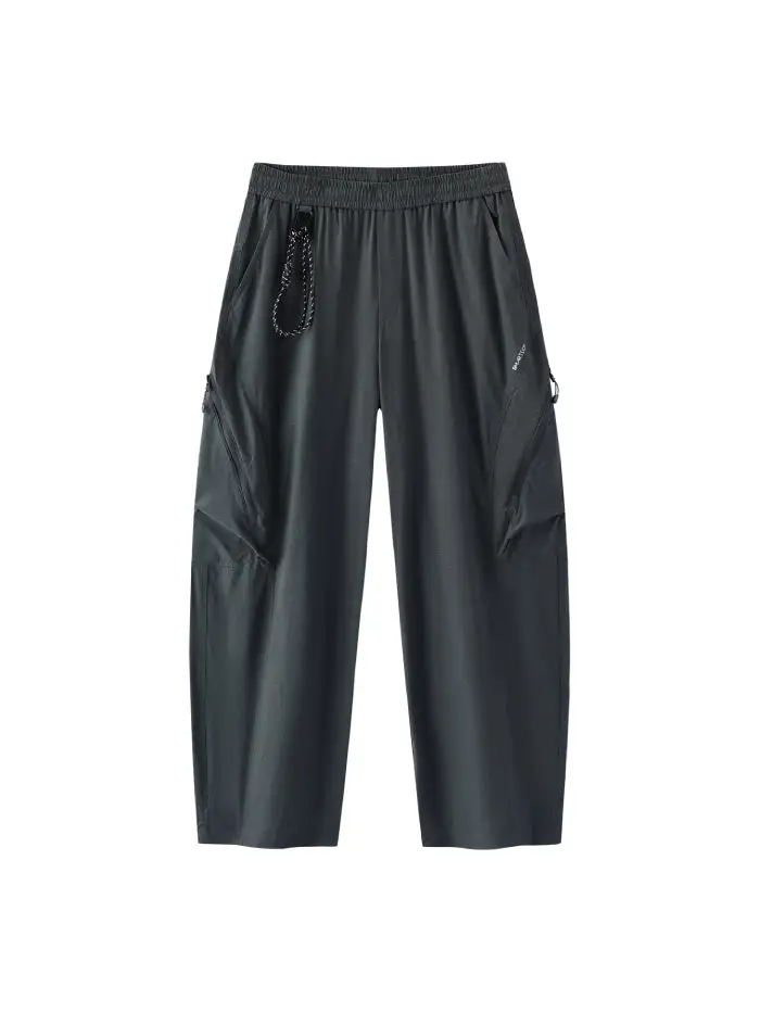 Men's Utility Wide-leg Casual Pants