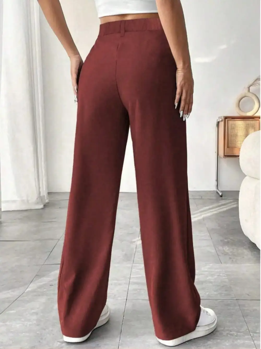 Everyday Wide Leg Pleated Pants