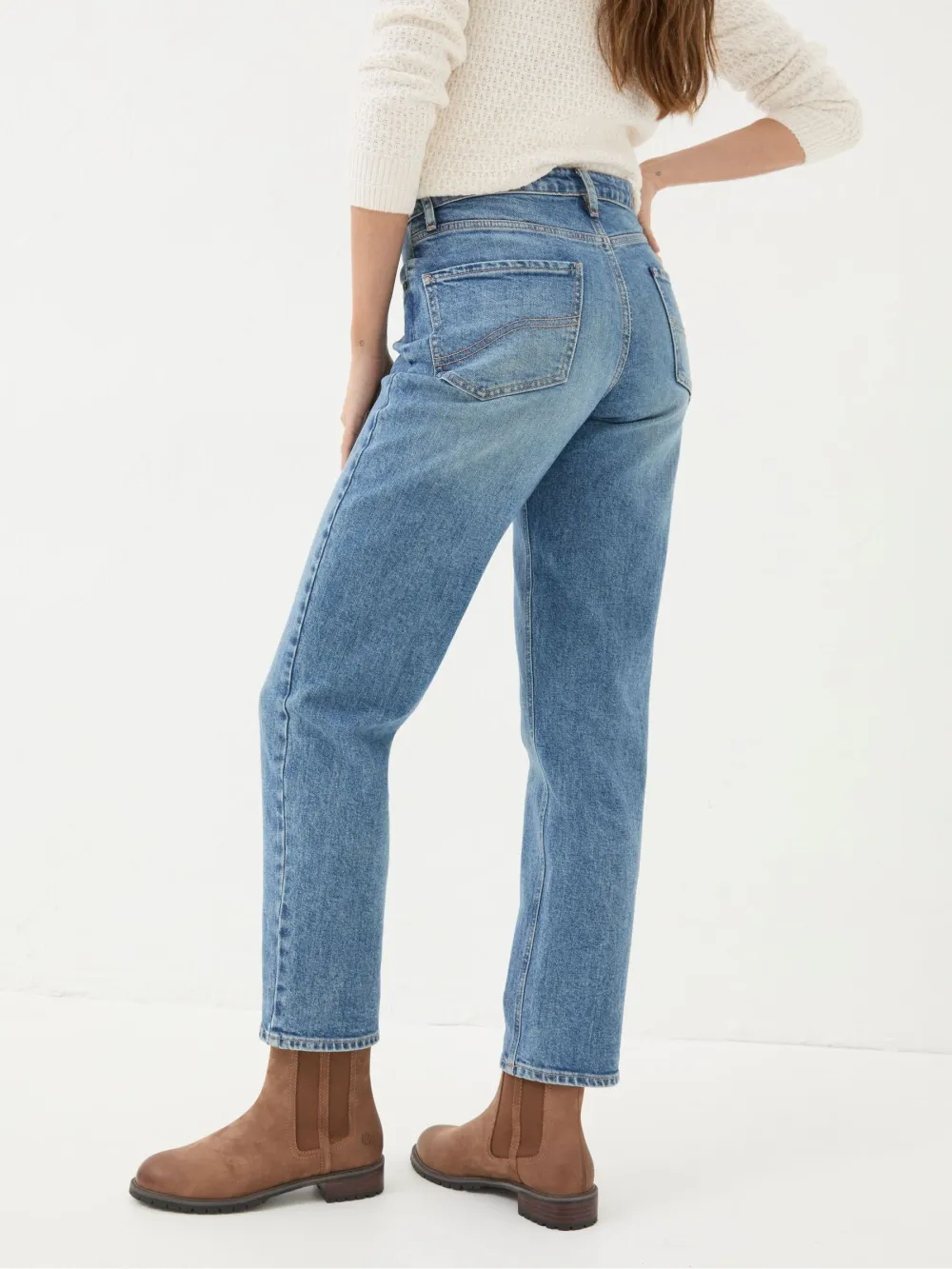 Ludlow Blue Denim Boyfriend Jeans