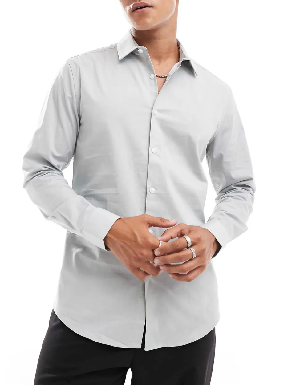 Stretch Slim Fit Work Shirt