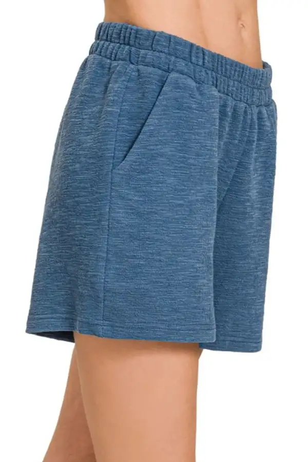 Polished Cotton Slub Shorts