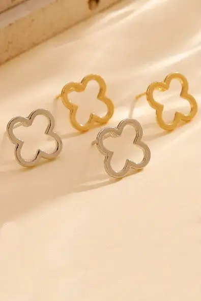 Halo Bloom Stud Earrings