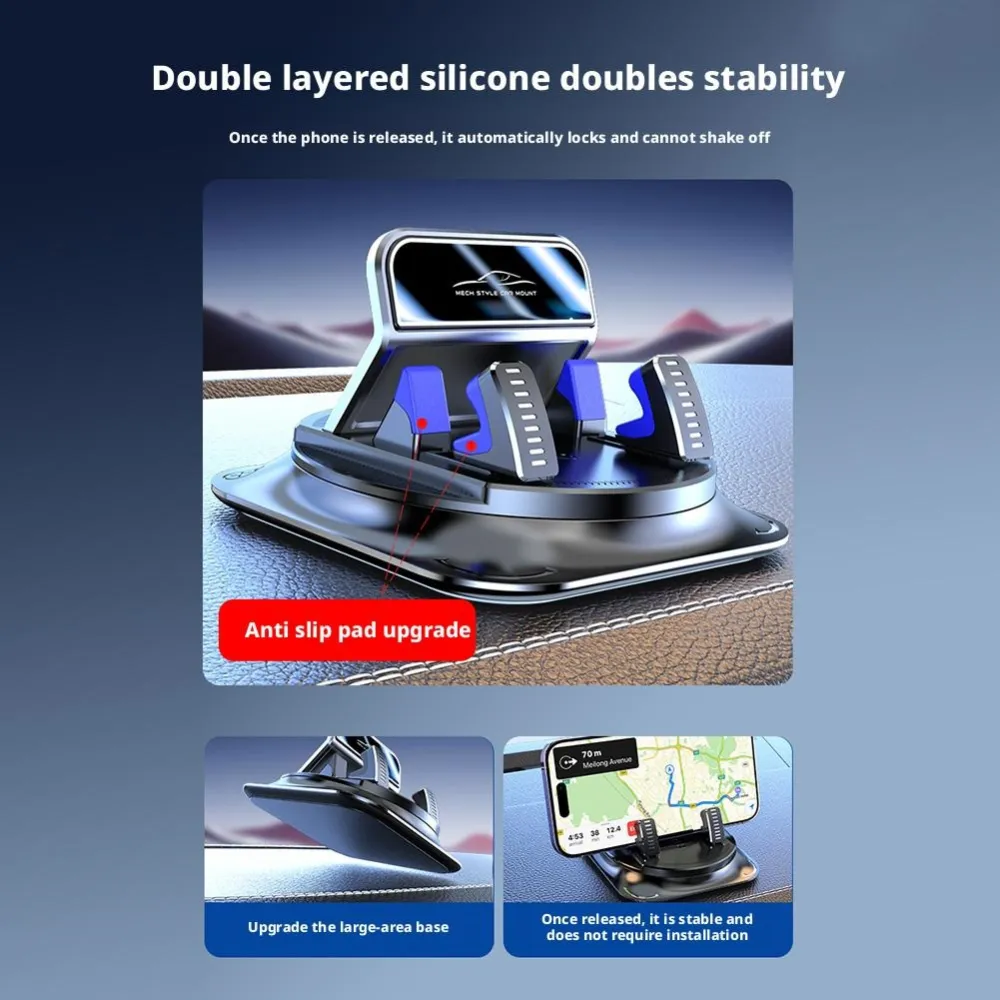 Universal fixed car phone holder bracket